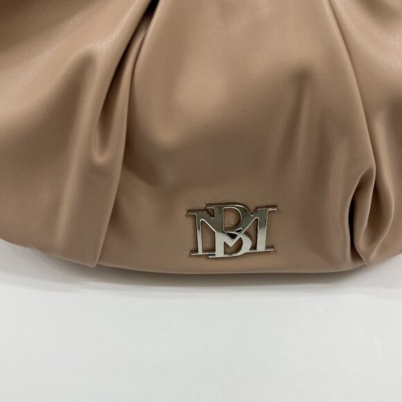 Badgley Mischka - Pleats Shoulder Bag - Pink/Peach Vegan Leather - NWT - Picture 7 of 12